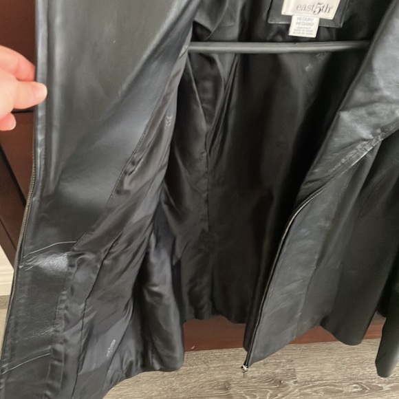 Easth5th GENUINE 100% LEATHER BLACK WOMEN’S JACKET SIZE M - Picture 7 of 11